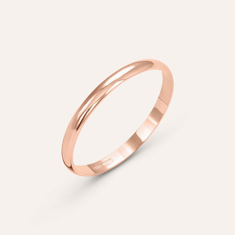 Fede Fermanello 1.95 mm Oro Rosa - Anelli con Incisione Donna | Stroili