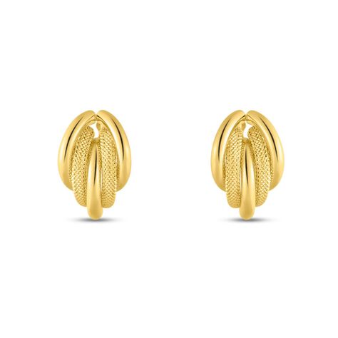 Orecchini A Cerchio Gold Essence Oro Giallo - Orecchini a Cerchio Donna | Stroili