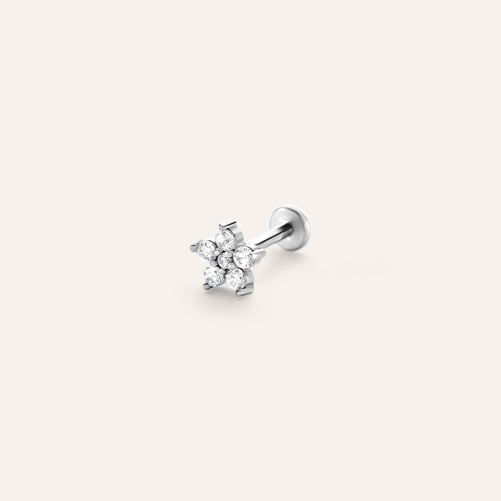 Piercing Orecchio Tragus Helix Conch Lady Code Acciaio Cristallo - Piercing Orecchio Donna | Stroili