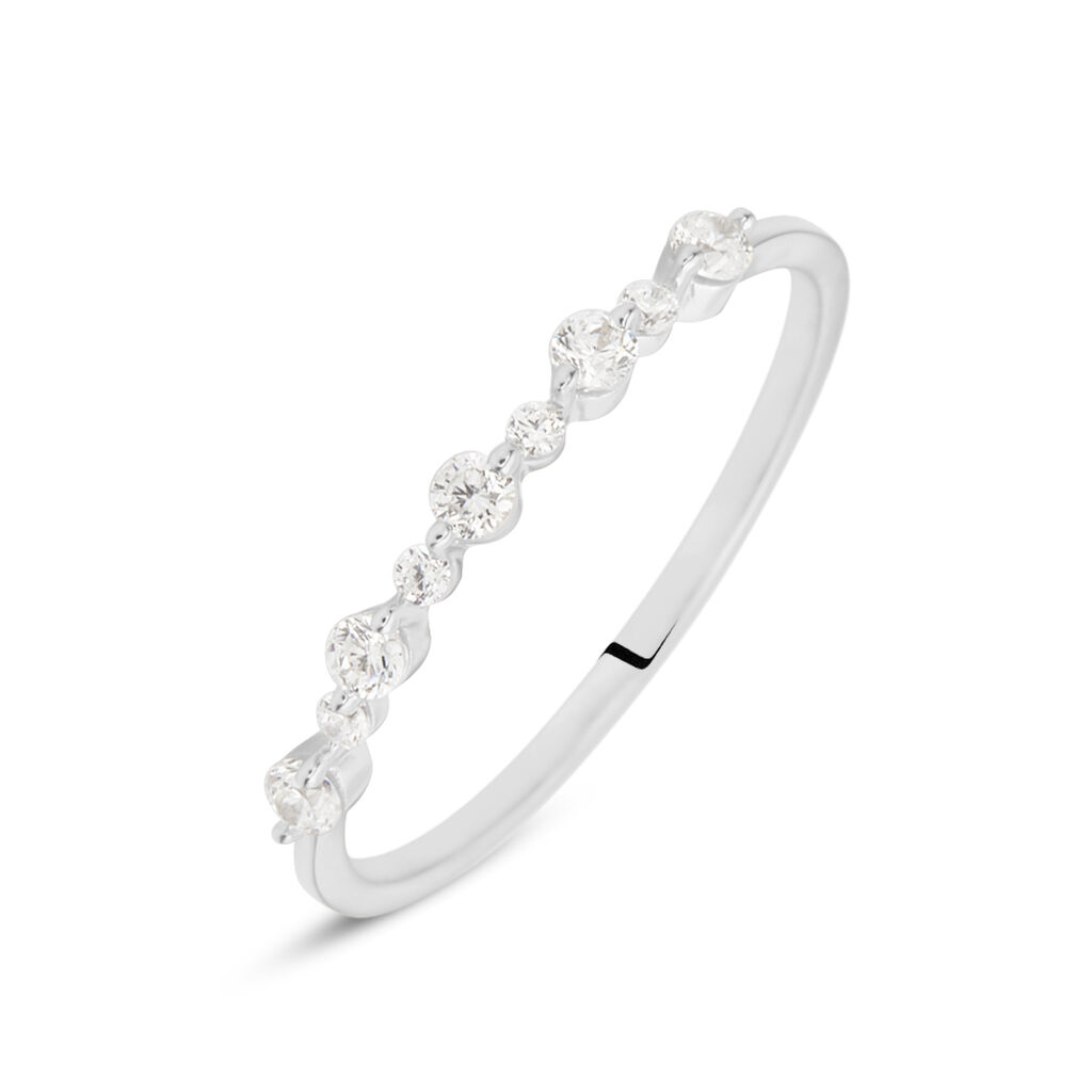 Anello Riviere Claire Oro Bianco Cubic Zirconia - Anelli Riviere Donna | Stroili