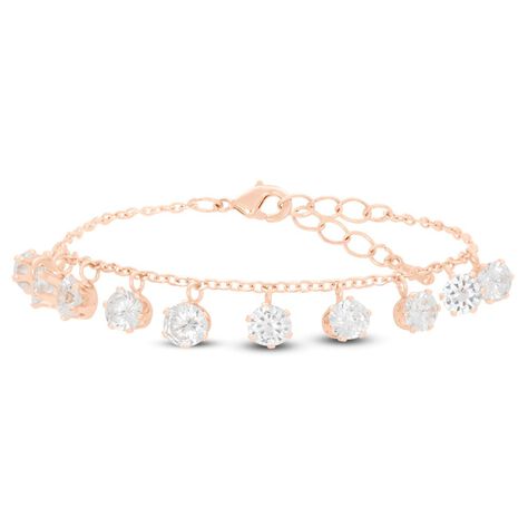 Bracciale Multi Punto Luce Romantic Shine Metallo Rosa Cristallo - Bracciali Donna | Stroili