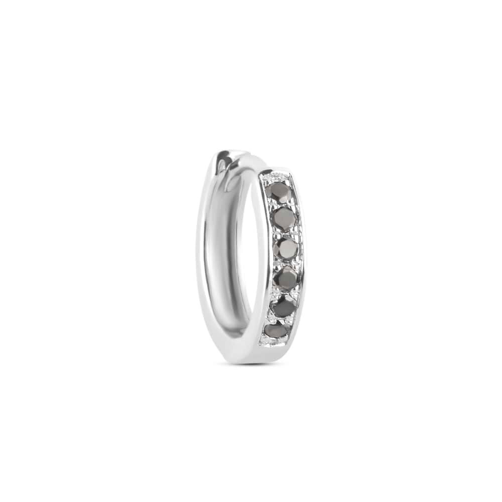 Orecchini uomo cerchio con new arrivals diamanti