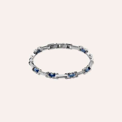Bracciale Man Code Acciaio Bicolore Cubic Zirconia - Bracciali Uomo | Stroili