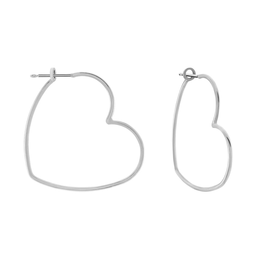 Orecchini A Cerchio Silver Collection Argento Rodiato - Orecchini a Cerchio Donna | Stroili