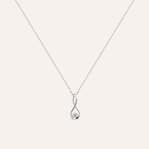 Collana Sophia Oro Bianco Diamante - Collane Donna | Stroili