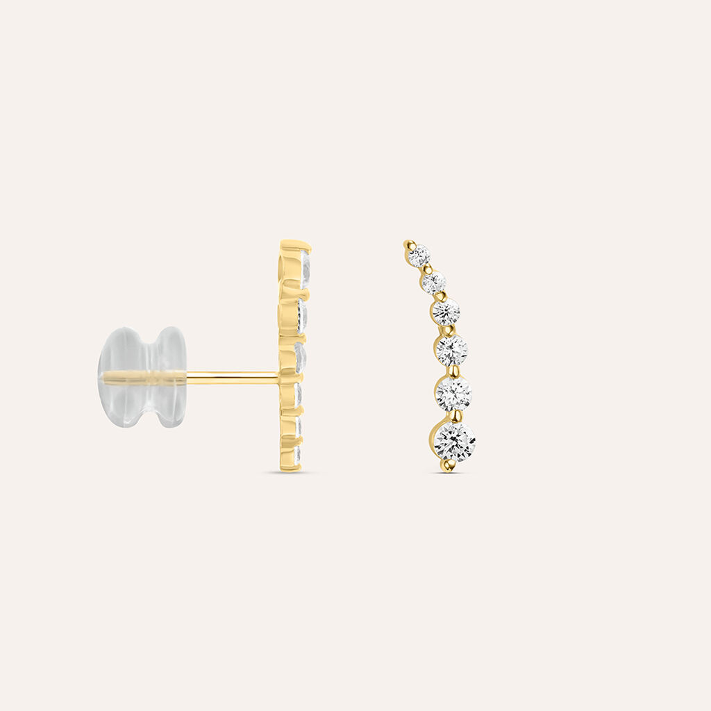 Orecchini Pendenti Claire Oro Giallo Cubic Zirconia - Orecchini Pendenti Donna | Stroili