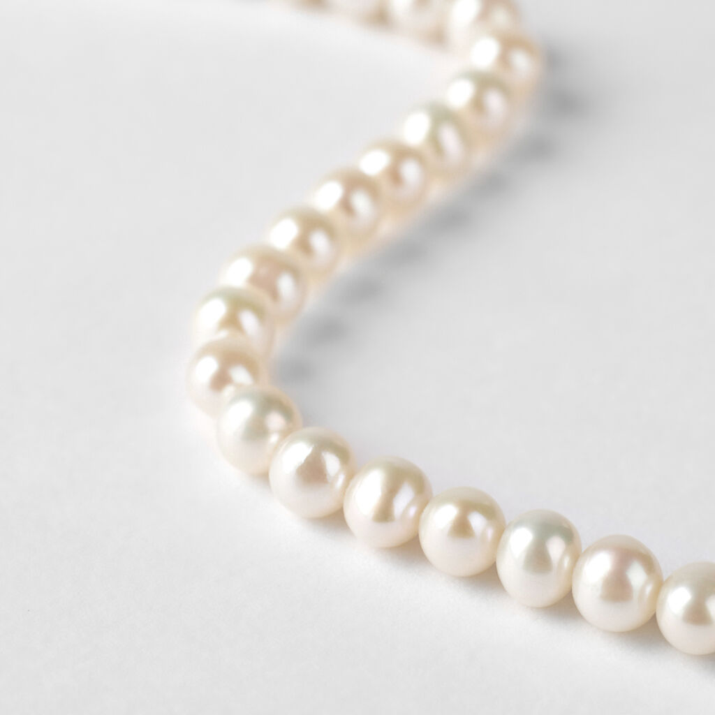 Bracciale Gabrielle Oro Bianco Perla D'Acqua Dolce - Bracciali Donna | Stroili