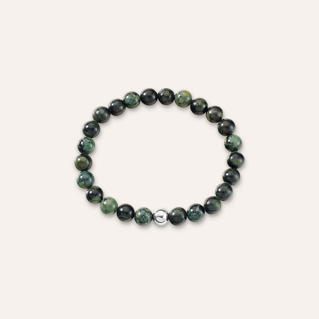 Bracciale Man Code Acciaio Turchese