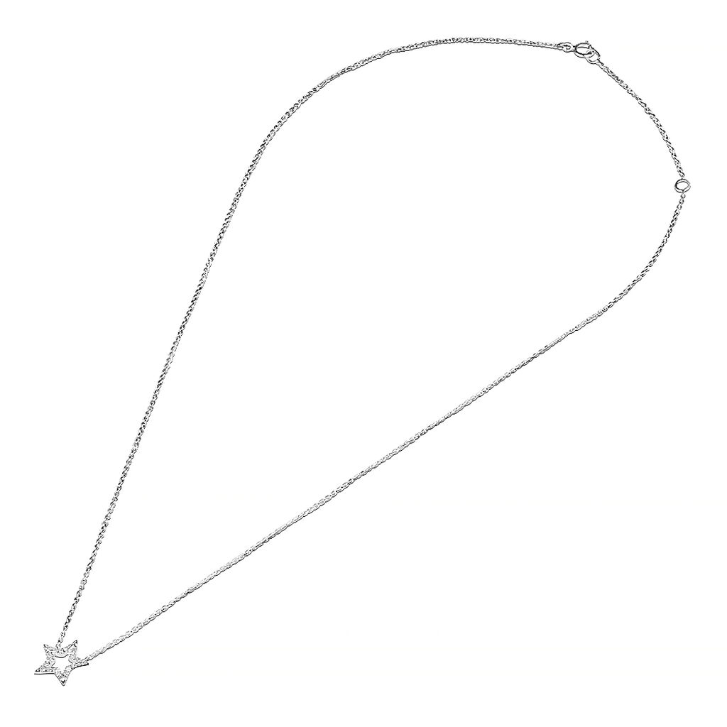Collana Sophia Oro Bianco Diamante - Collane Donna | Stroili