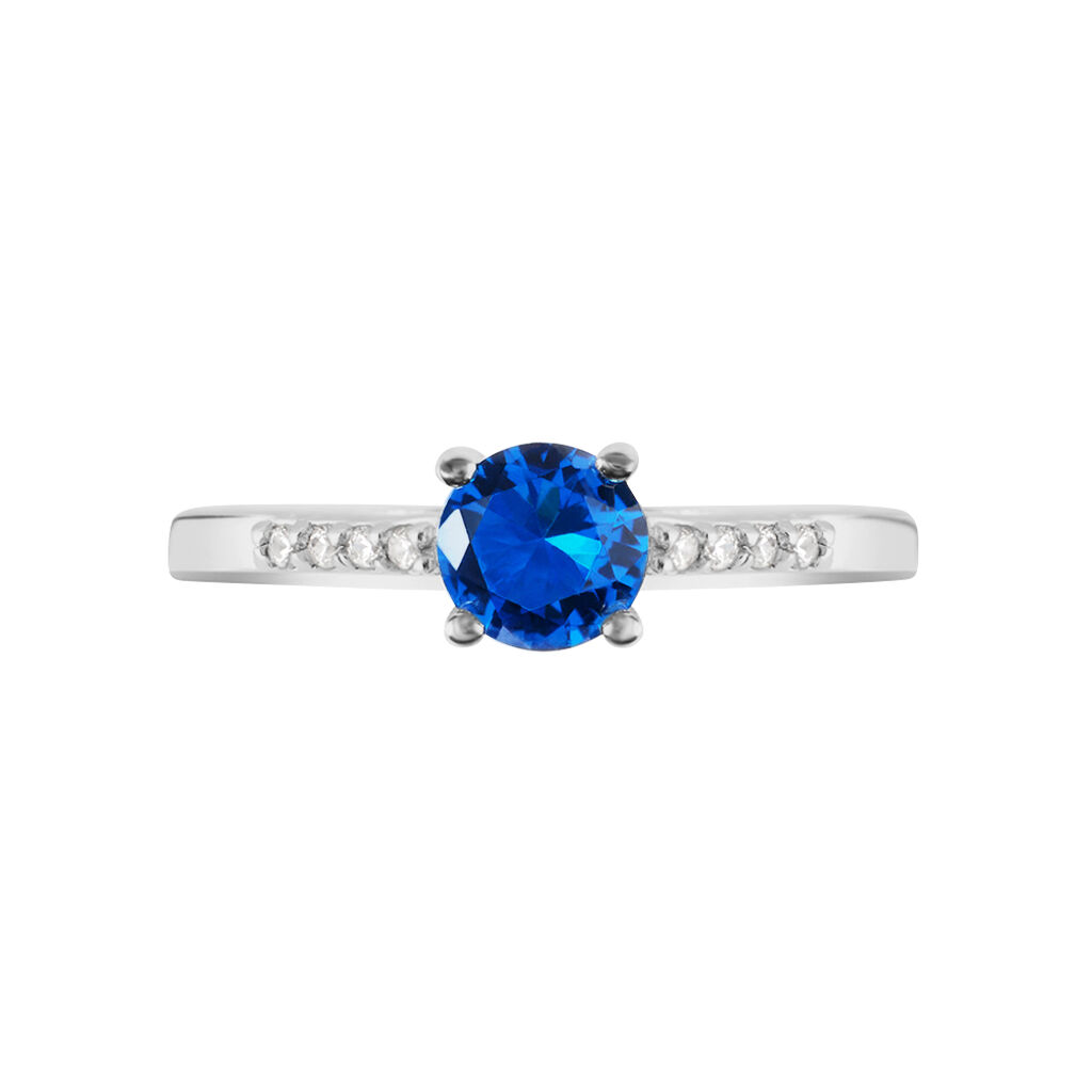 Anello Solitario Silver Rainbow Argento Rodiato Cubic Zirconia - Anelli con Pietre Donna | Stroili
