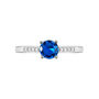 Anello Solitario Silver Rainbow Argento Rodiato Cubic Zirconia