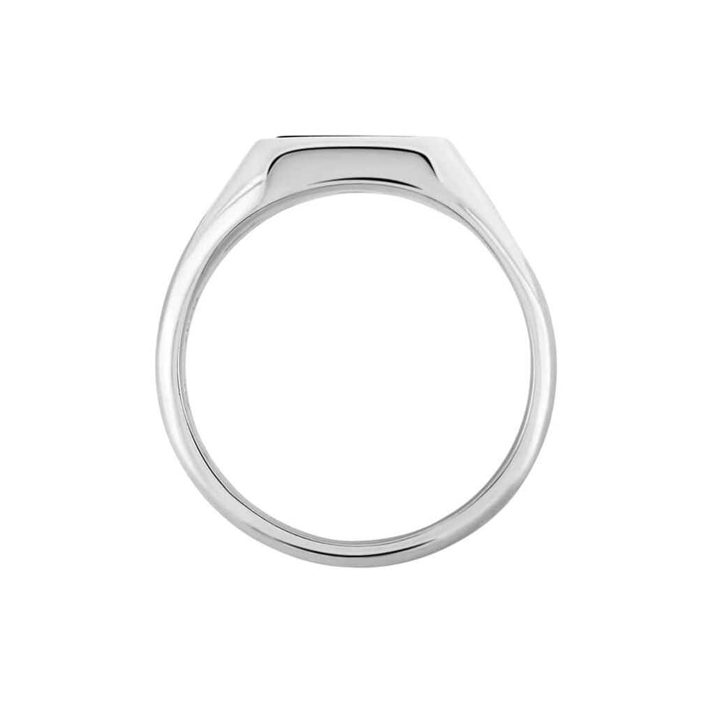 Anello Chevalier Silver Collection Argento Rodiato Onice - Anelli Chevalier Donna | Stroili
