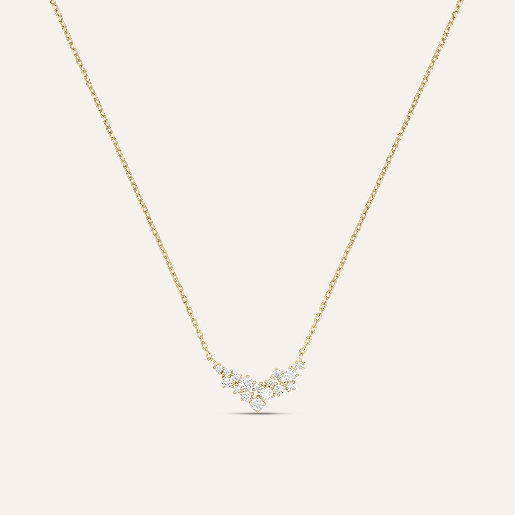 Collana Golden Dream Placcato Oro Giallo Cubic Zirconia