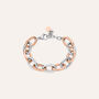 Bracciale Lady Code Acciaio Bicolore Bianco / Rosa