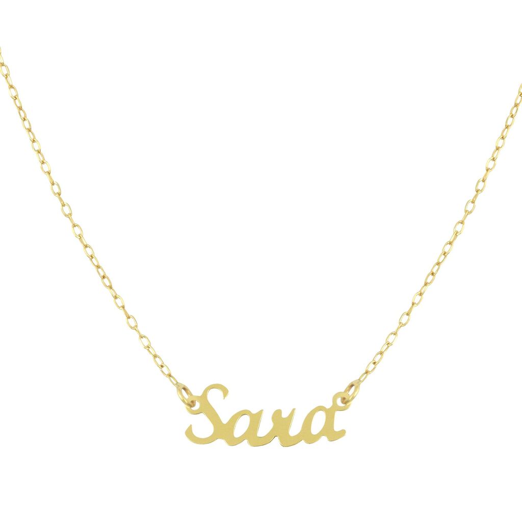 Collana Name Oro Giallo