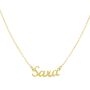 Collana Name Oro Giallo