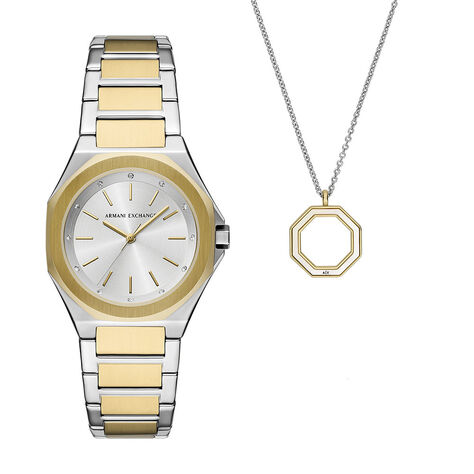 Set Orologio Al Quarzo Armani Exchange Ax7161set - Orologi solo Tempo Donna | Stroili