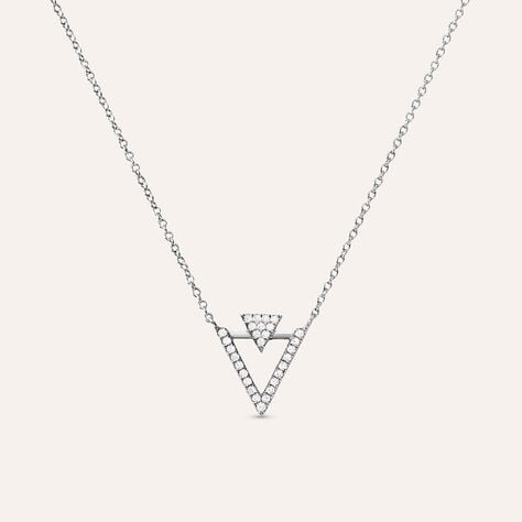 Collana Silver Shine Argento Rodiato Cubic Zirconia - Collane Donna | Stroili