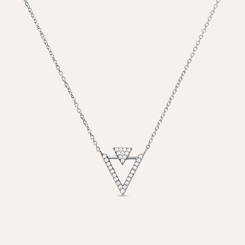 Collana Silver Shine Argento Rodiato Cubic Zirconia - Collane Donna | Stroili