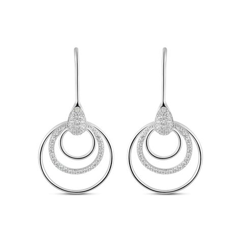 Orecchini argento 925 e zirconi - Orecchini Pendenti Donna | Stroili