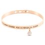 Bangle Sunrise Acciaio Rosa Cristallo