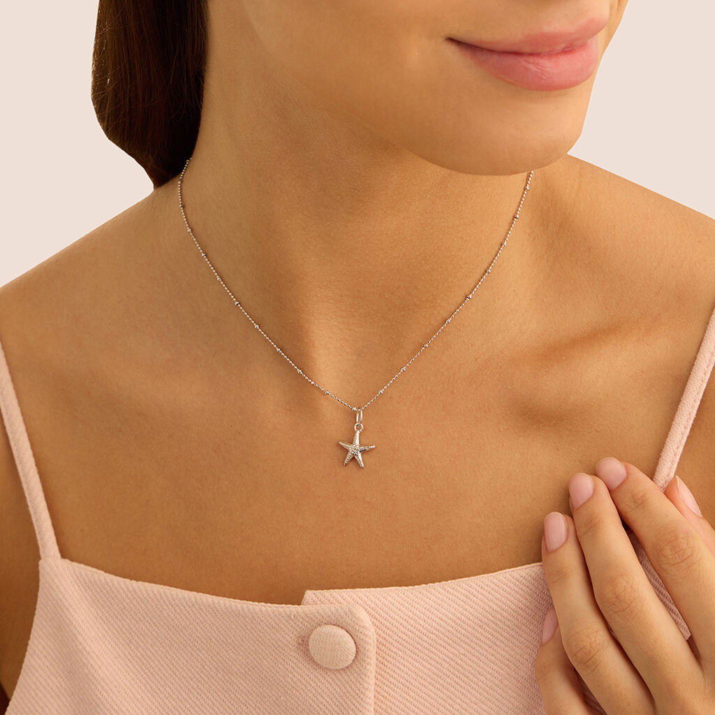 Pendente Love Beats Argento Rodiato