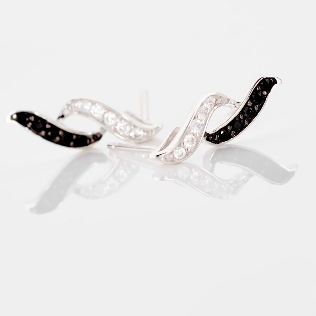 Orecchini Lobo Silver Shine Argento Rodiato Cubic Zirconia - Orecchini a Lobo Donna | Stroili
