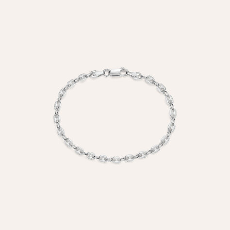 Bracciale Catena Gentleman Argento Rodiato - Bracciali Uomo | Stroili