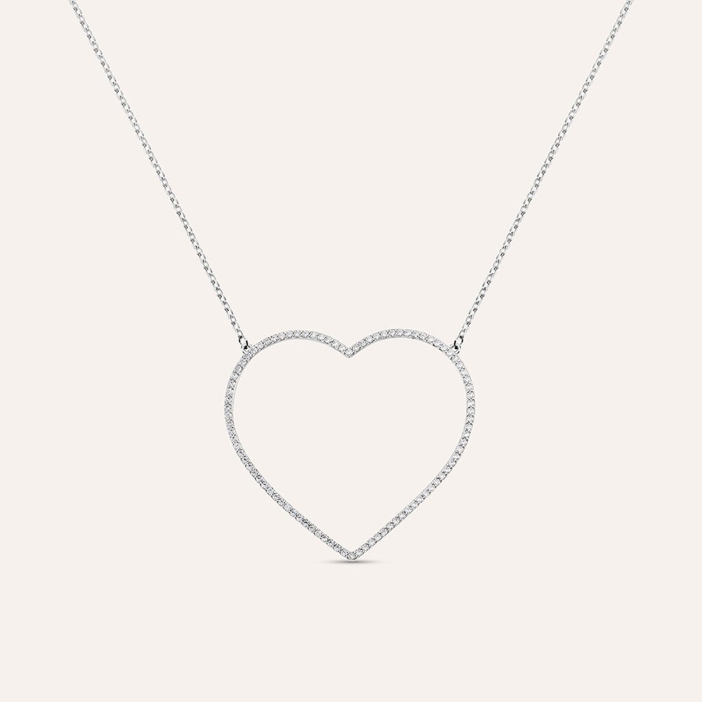 Collana Silver Shine Argento Rodiato Cubic Zirconia