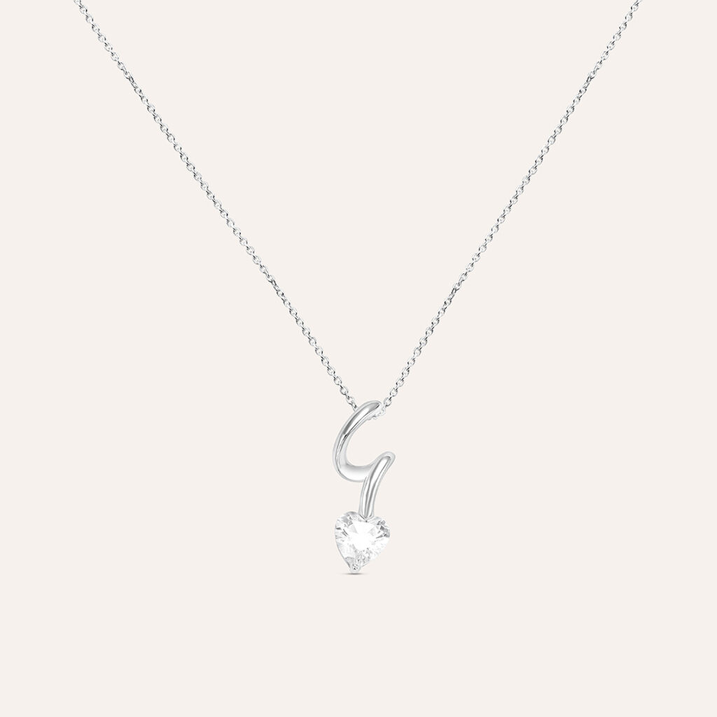 Collana Silver Elegance Argento Rodiato Cubic Zirconia