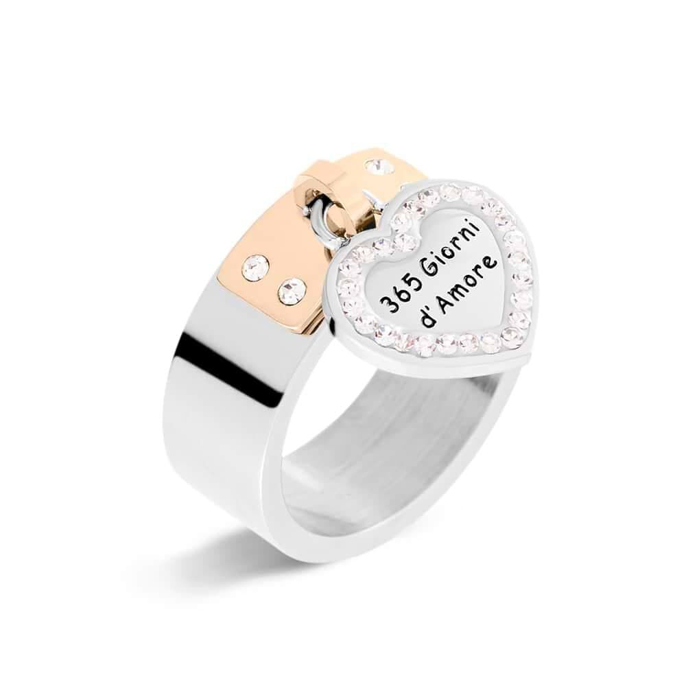 Anelli con ciondolo a cuore clearance