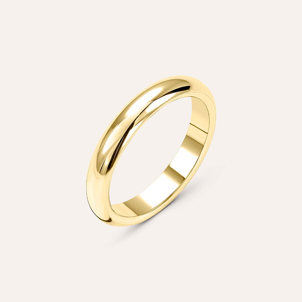Fede Classica 3.5 mm Oro Giallo
