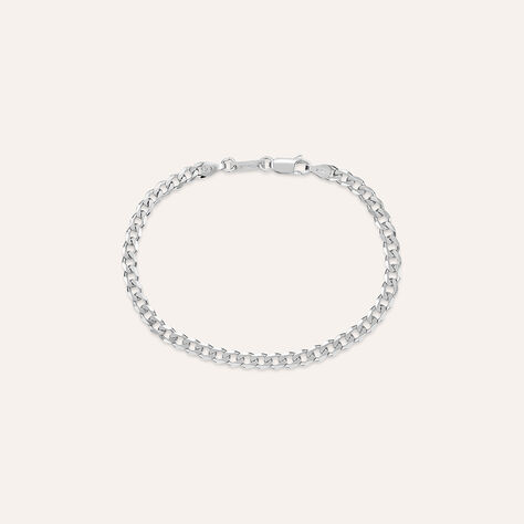 Bracciale Catena Gentleman Argento Rodiato - Bracciali Uomo | Stroili