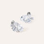 Orecchini Lobo Red Carpet Argento Rodiato Cubic Zirconia