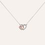 Collana Silver Moments Argento Bicolore Bianco / Rosa Cubic Zirconia