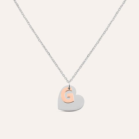 Collana Lady Chic Acciaio Bicolore Bianco / Rosa - Collane Donna | Stroili