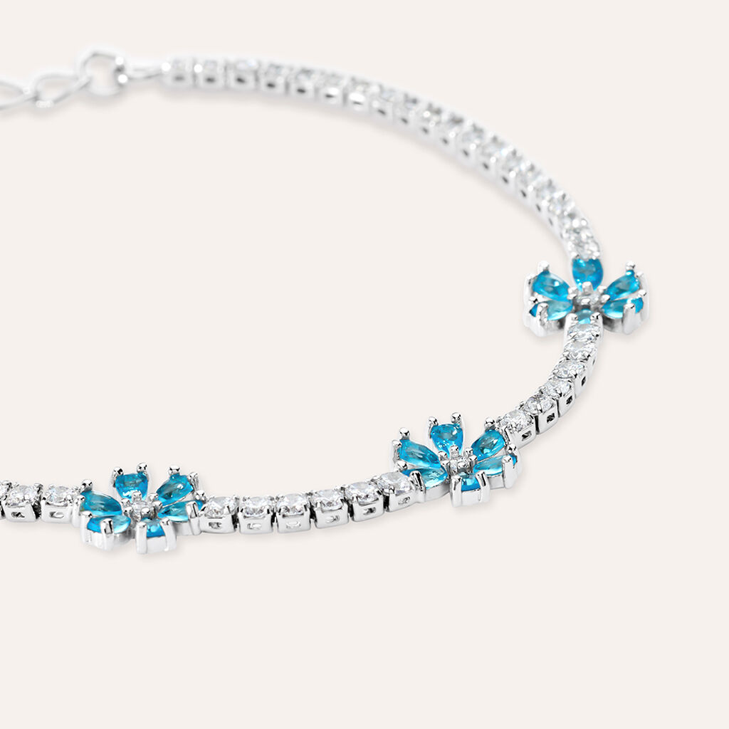 Bracciale Romantic Shine Ottone Bianco Cristallo