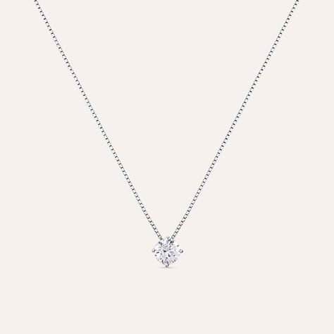 Collana Punto Luce Silver Elegance Argento Rodiato Cubic Zirconia - Collane Punto Luce Donna | Stroili