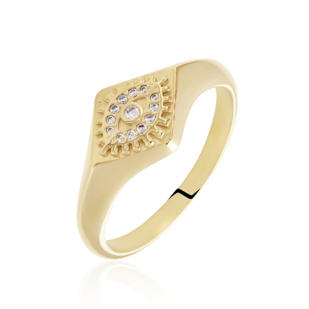 Anello Golden Dream Placcato Oro Giallo Cubic Zirconia - Anelli con Pietre Donna | Stroili