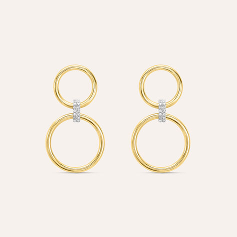 Orecchini Pendenti Sophia Oro Giallo Diamante - Orecchini Pendenti Donna | Stroili