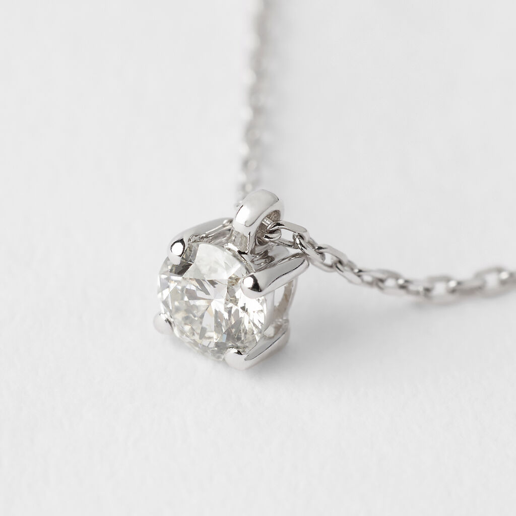 Collana Punto Luce Grace Oro Bianco Diamante - Collane Punto Luce Donna | Stroili