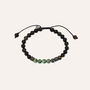 Bracciale Man Code Ottone Nero Turchese Ossidiana