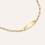 Bracciale Con Targhetta Holy Oro Giallo