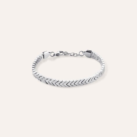 Bracciale Catena Man Code Acciaio - Bracciali Uomo | Stroili