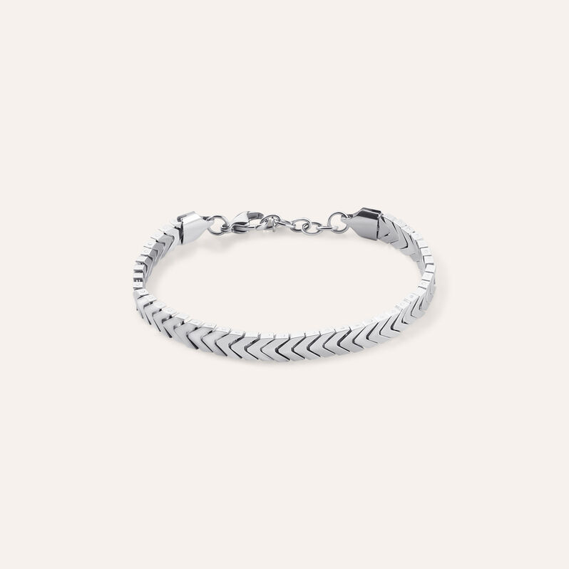 Bracciale Catena Man Code Acciaio - Bracciali Uomo | Stroili