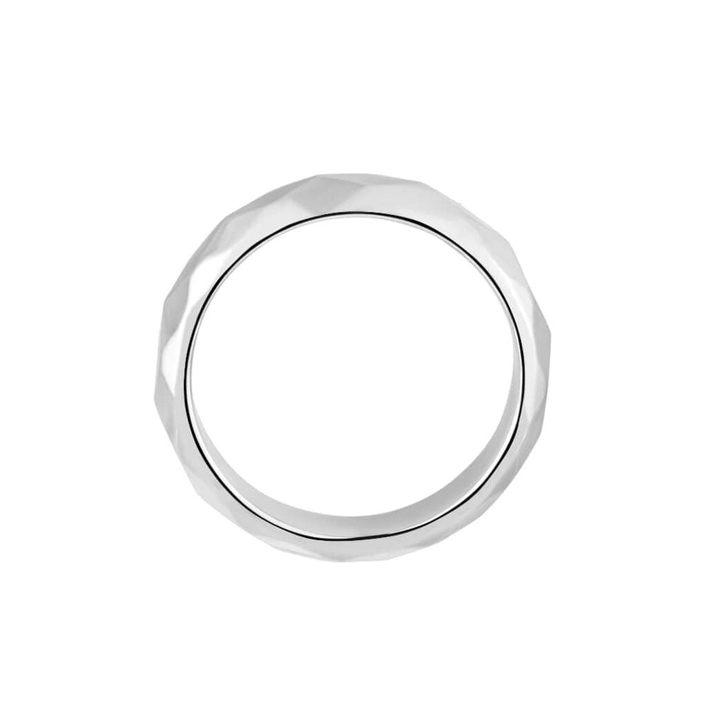 Anello a Fascia Lady Code Acciaio Bicolore Diamantato - Anelli Moderni Donna | Stroili
