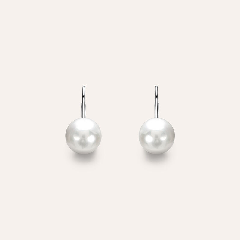 Orecchini Pendenti Silver Pearls Argento Rodiato Perla sintentica - Gioielli Donna | Stroili
