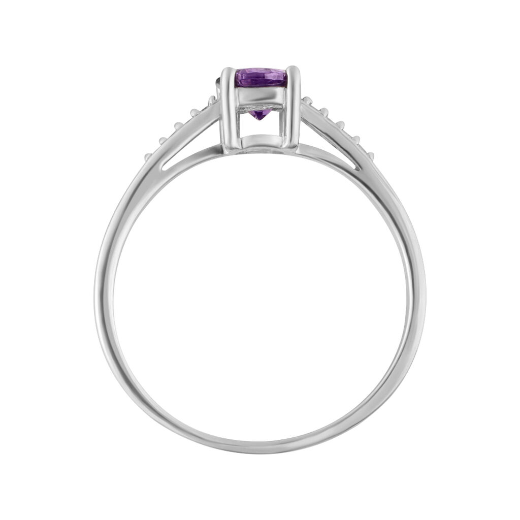 Anello Solitario Silver Rainbow Argento Rodiato Cubic Zirconia - Anelli con Pietre Donna | Stroili