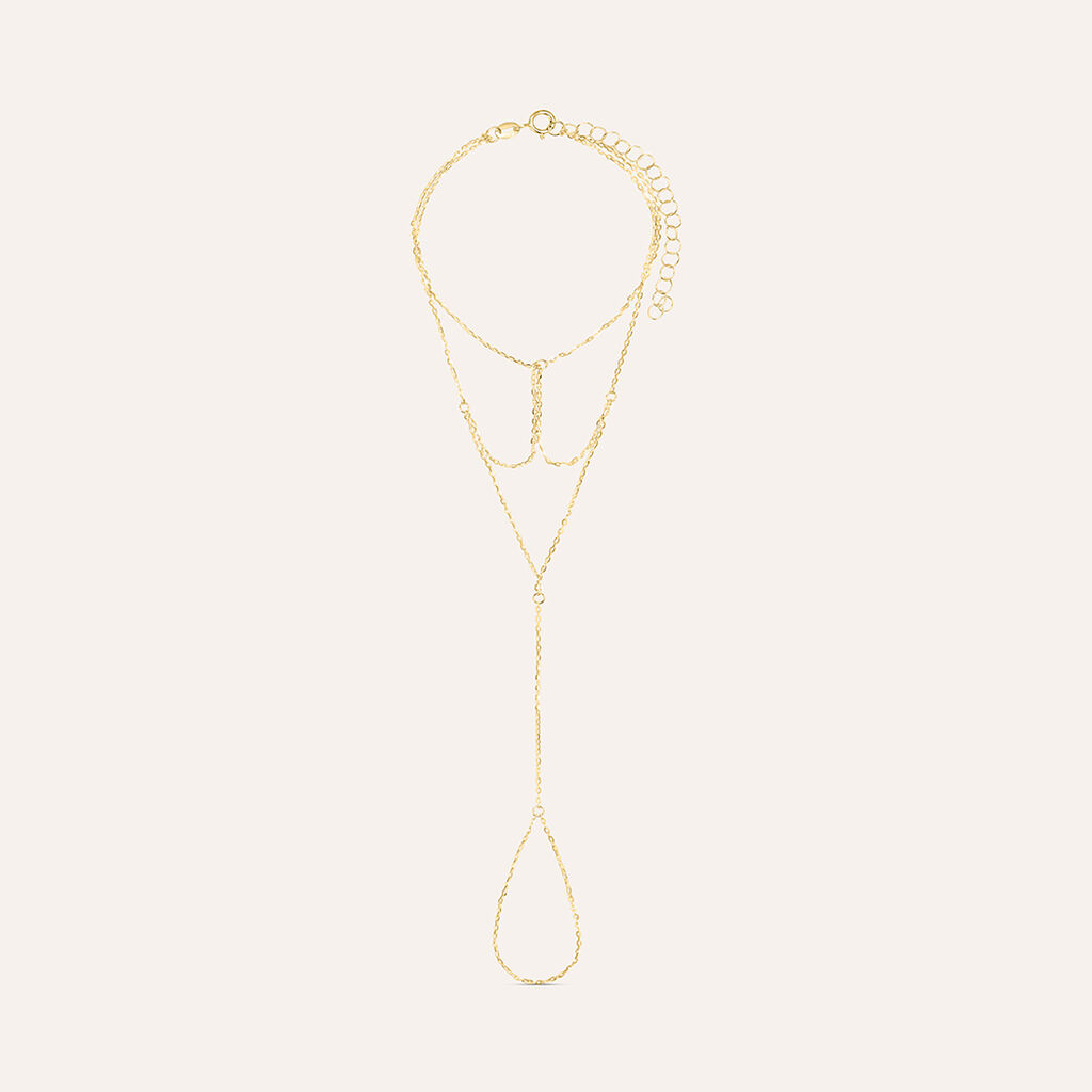 Baciamano Beverly Oro Giallo - Bracciali Amicizia Donna | Stroili