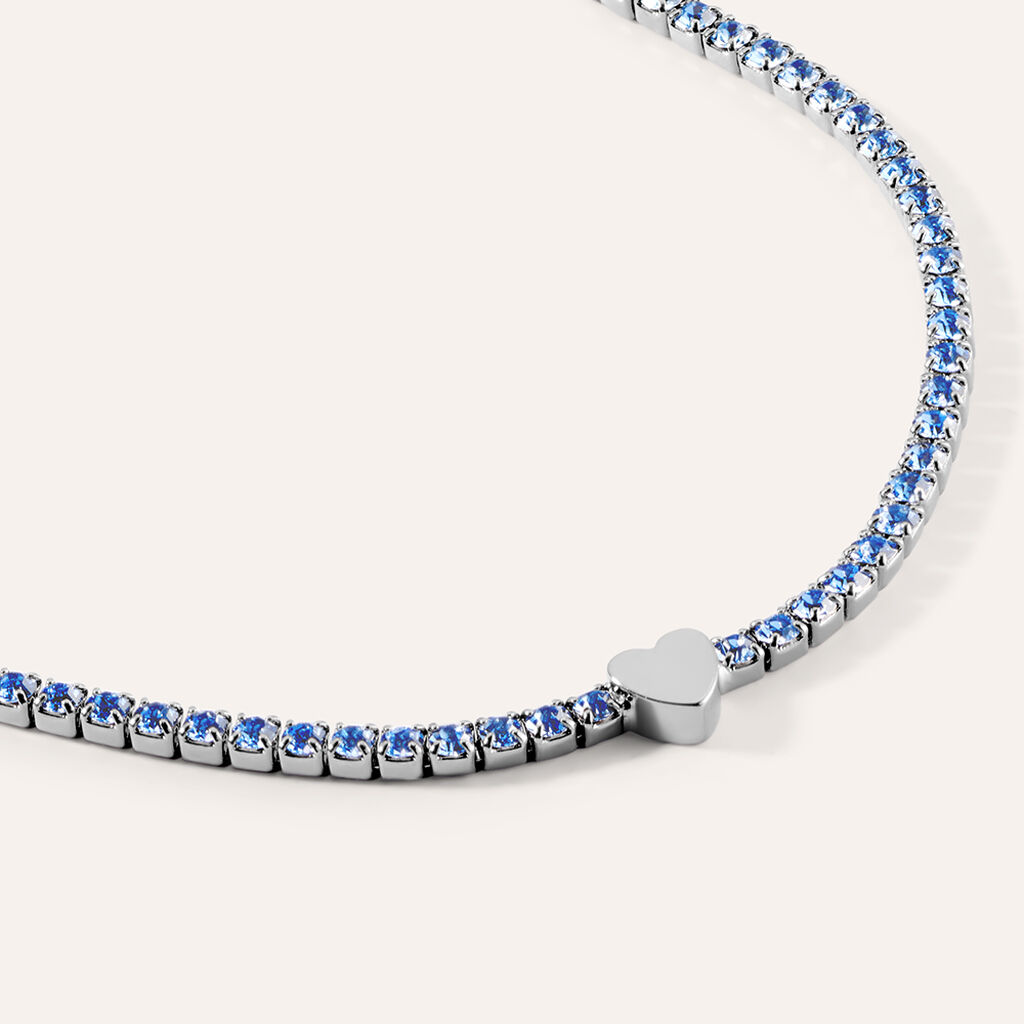 Bracciale Tennis Romantic Shine Metallo Cristallo